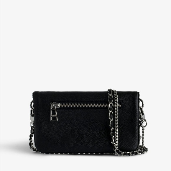 Black Leather Chain Bag - Picture 4 of 7